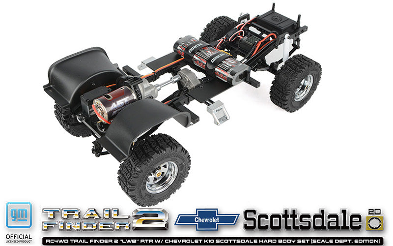 Z-RTR0071 – Trail Finder 2 LWB – Chevrolet K10 Scottsdale – Truck Scale 1/10 – 4WD – RTR – RC4WD - Univers RcLoisirs