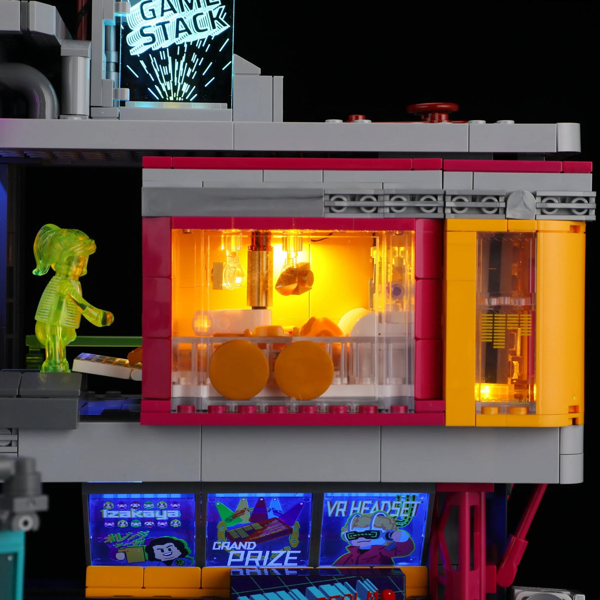 L9095 – Pile de jeux – Cyberpunk NeonCity – 2580 pcs – Lumibricks