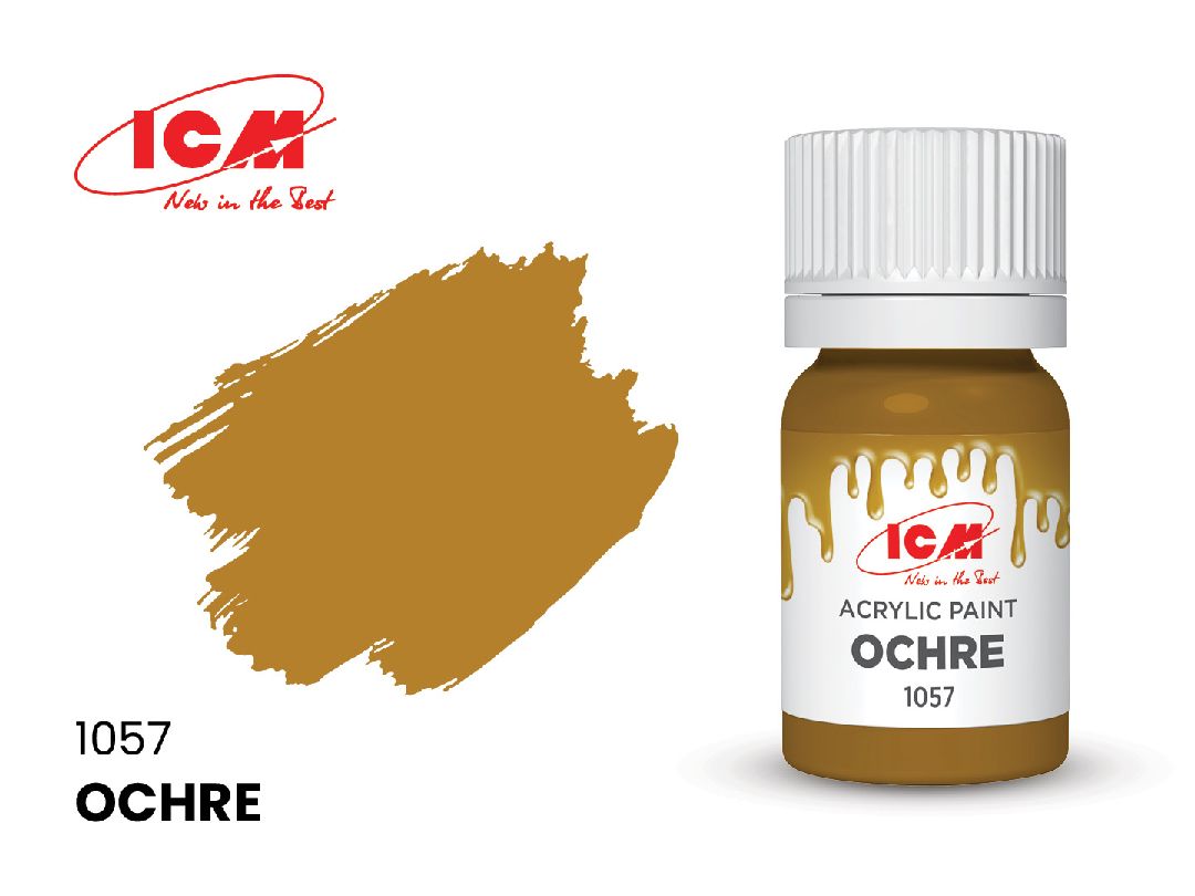 ICM – Peinture acrylique à l’eau – 12 ml – Couleurs variées