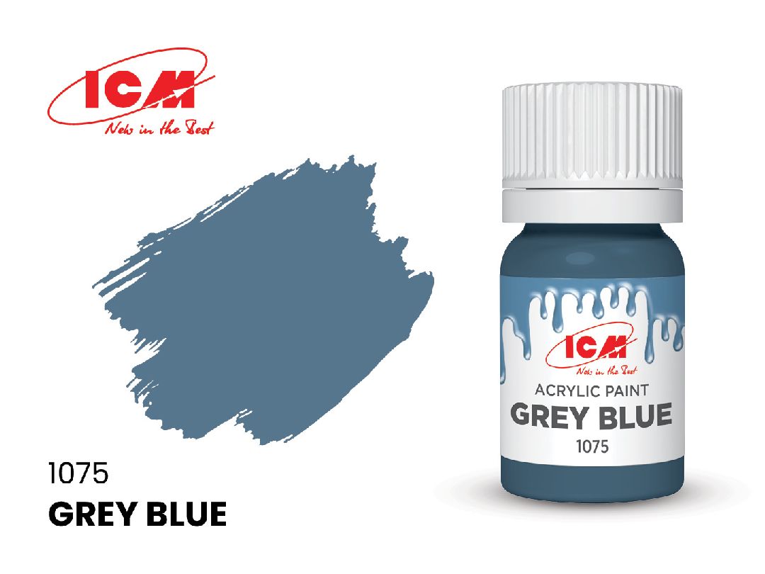 ICM – Peinture acrylique à l’eau – 12 ml – Couleurs variées