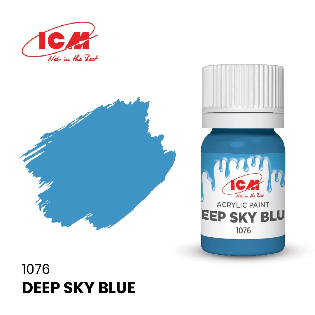 ICM – Peinture acrylique à l’eau – 12 ml – Couleurs variées