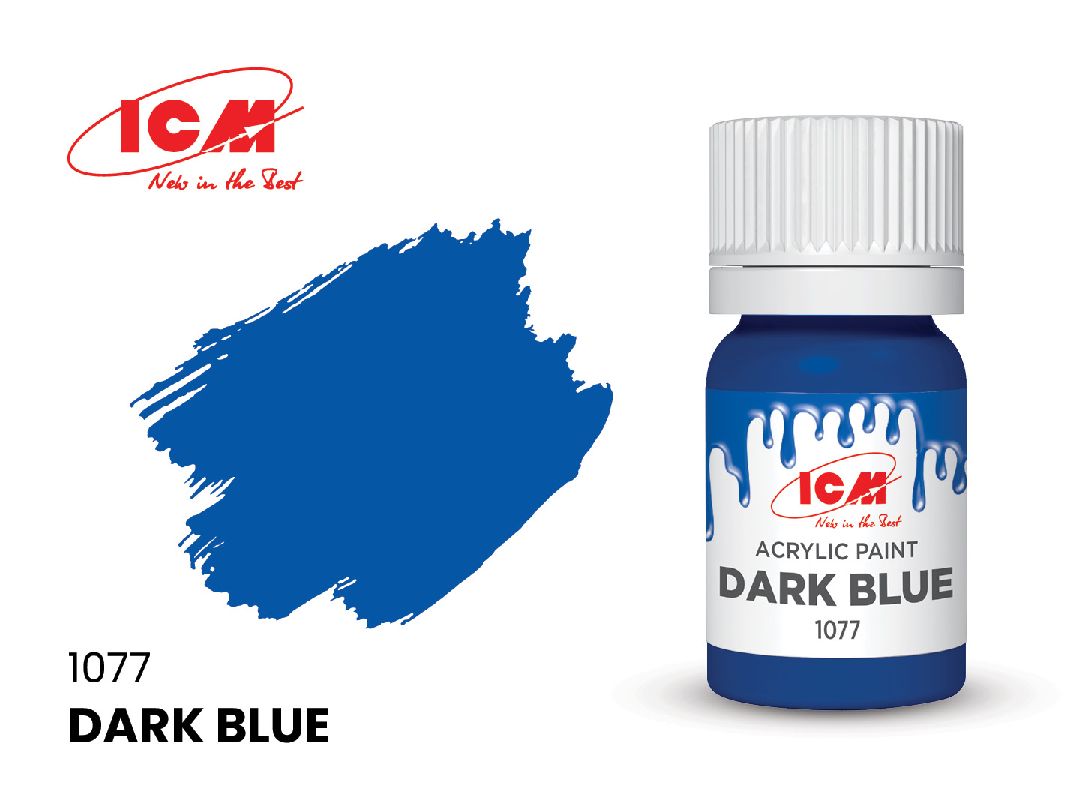 ICM – Peinture acrylique à l’eau – 12 ml – Couleurs variées