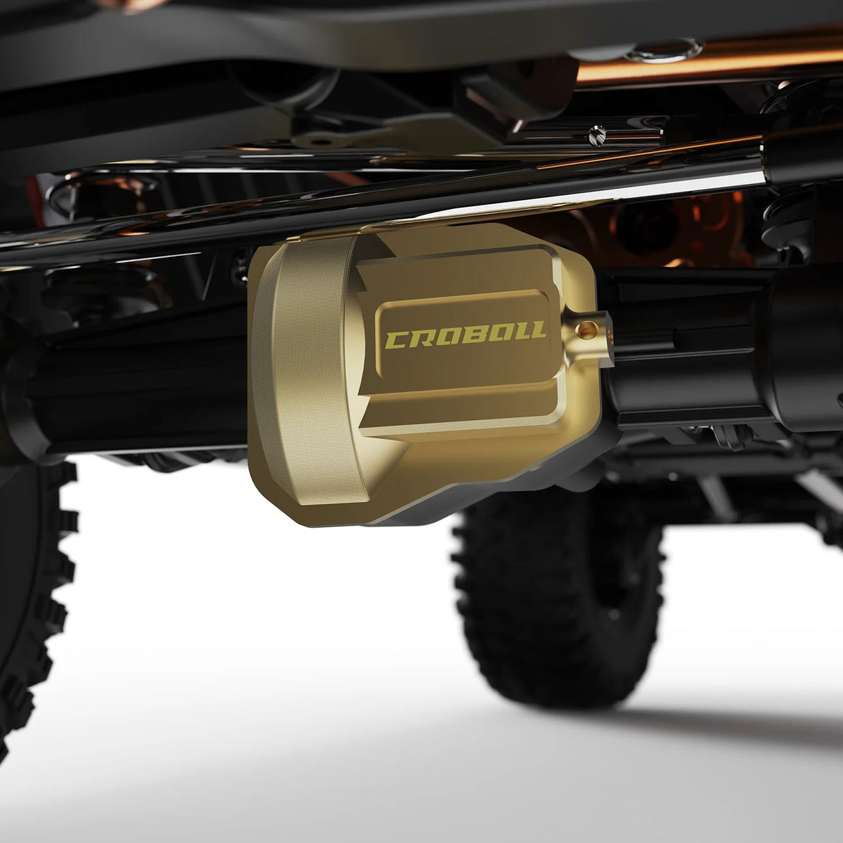 MK07-304 - Rlaarlo - Brass Front Rear Axel Diff Covers