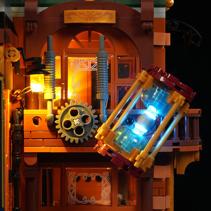L9115 – Bibliothèque Steampunk Chrono Library – Steampunk – 3187 pcs – Lumibricks
