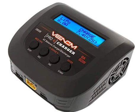 0608 – Chargeur Venom Power Pro 4 Sport mixte LiPo 2-4S / NiMH 6-8 cellules, 6A 60W – Univers RcLoisirs