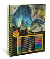 Livre de coloriage à pages noires - DinosArt