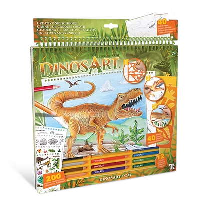 Carnet de croquis créatif - DinosArt