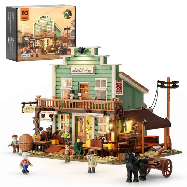 F9057 – Magasin Général du Vieil Ouest – Le vieil ouest – 1895 pcs – Lumibricks