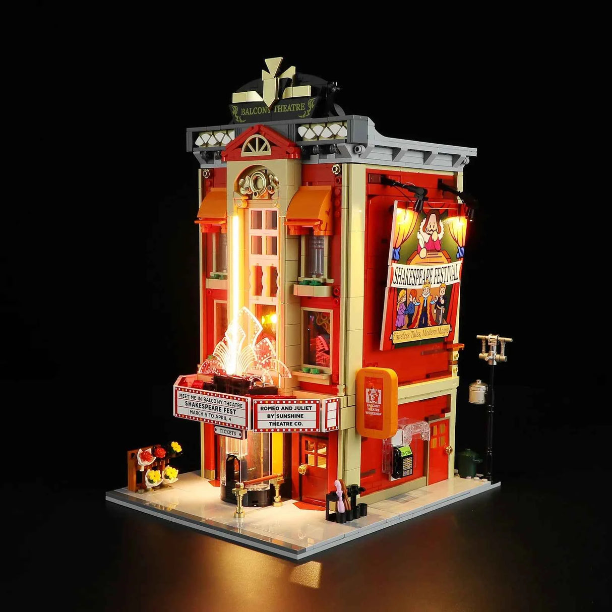 F9056 – Théâtre à balcon – Arts & Vie urbaine – 2445 pcs – Lumibricks