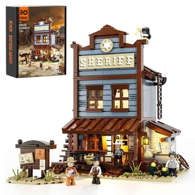 F9026 – Bureau du Shérif – Le vieil ouest – 1240 pcs – Lumibricks