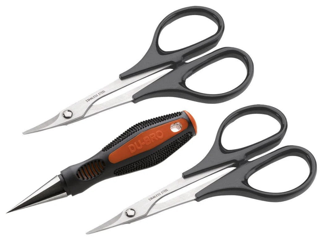 2330 – Body Reamer & Scissors Set avec perçage & ciseaux courbés pour carrosserie RC – Univers RcLoisirs