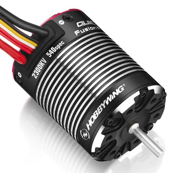 30120500 - Hobbywing QuicRun Fusion Elite - Système brushless intégré ESC + moteur 1/10 FOC - Univers RcLoisirs
