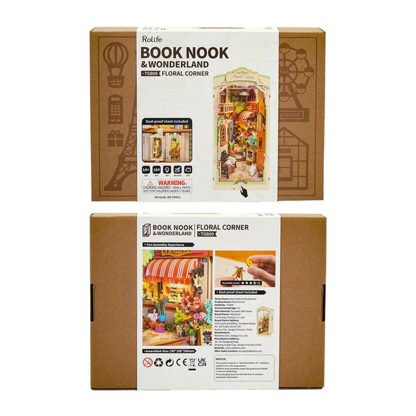 Coin des fleurs – Rolife TGB09 – Book Nook