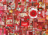 Casse-tête Cobble Hill – 1000 pièces – Illustration rouge de Shelley Davies – Carton rigide de qualité – Découpe aléatoire – Dimensions assemblé 48×66 cm – Puzzle artistique haut de gamme