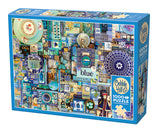 Casse-tête Cobble Hill – 1000 pièces – Illustration rouge de Shelley Davies – Carton rigide de qualité – Découpe aléatoire – Dimensions assemblé 48×66 cm – Puzzle artistique haut de gamme