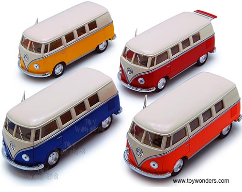 Volkswagen Bus 1962 – Diecast 1:32 – Toit ivoire – Kinsmart
