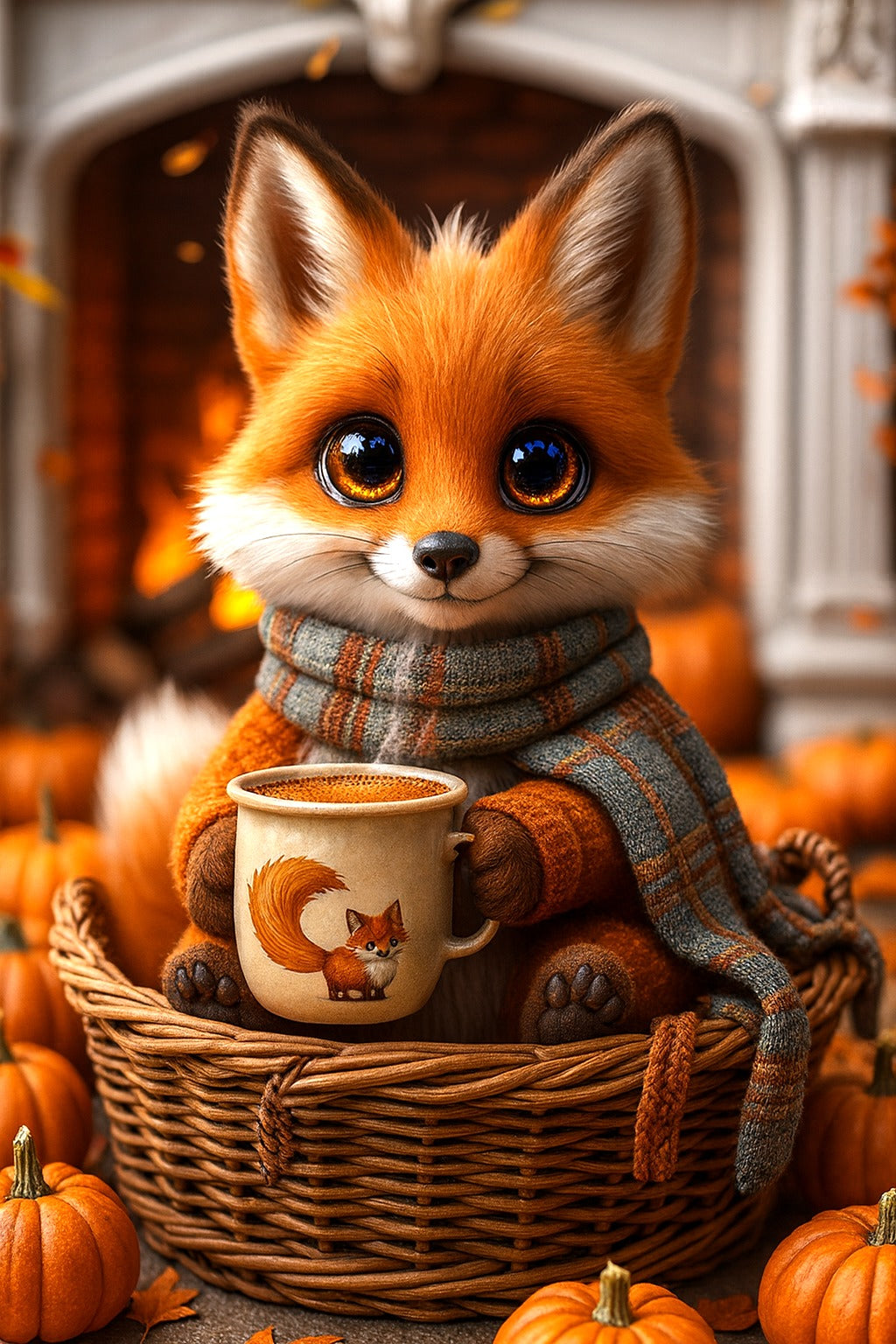 PRÉ-COMMANDE / Peinture diamant 5D - Haute Gamme - Repos du renard