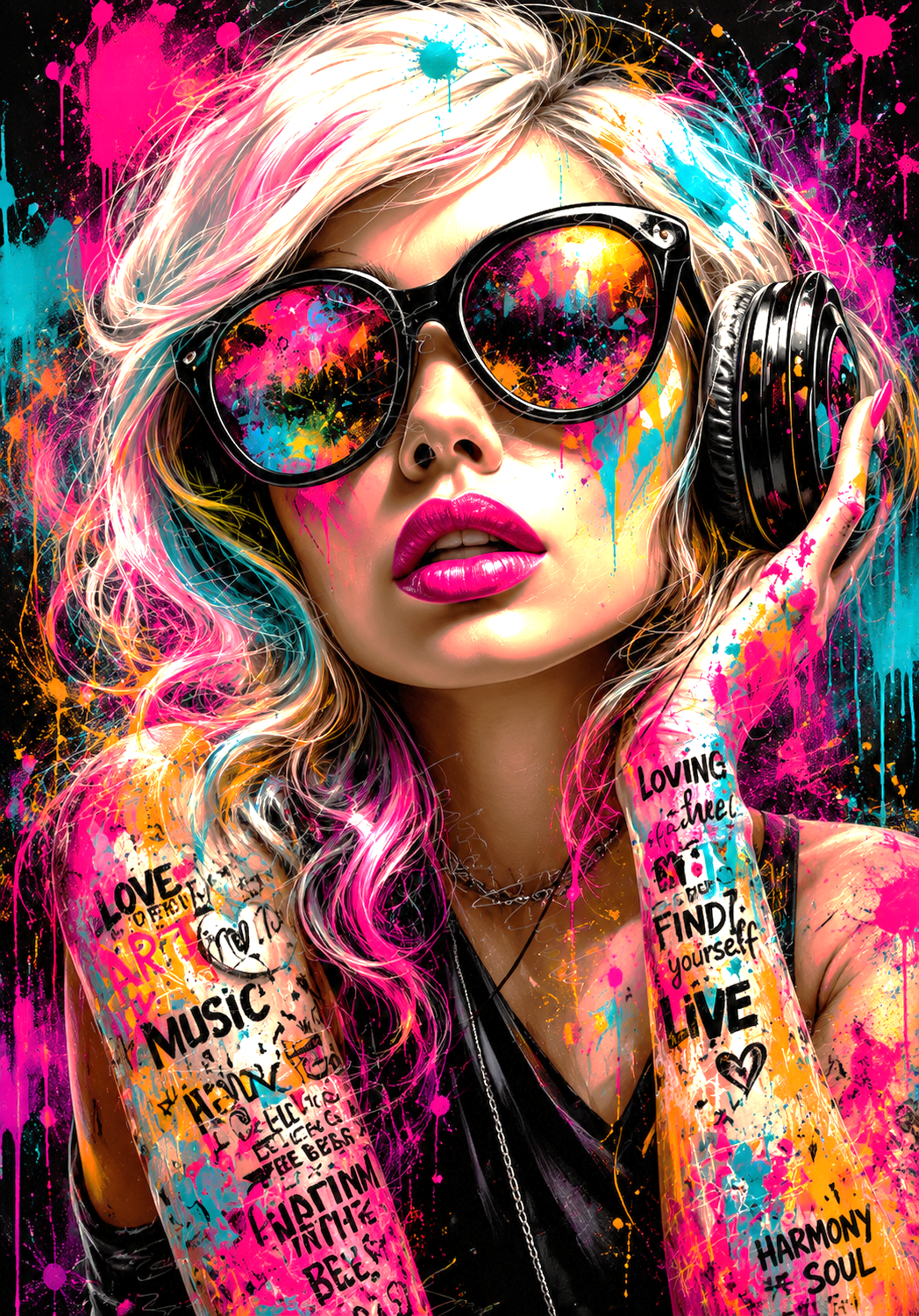 Peinture diamant 5D - Haute Gamme - Rockstar Harmony