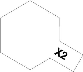 Tamiya X-2 White / Blanc – Acrylique Gloss / Brillant – 10 ml - Univers RcLoisirs