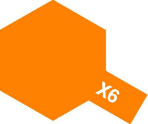 Tamiya X-6 Orange / Orange – Acrylique Gloss / Brillant – 10 ml - Univers RcLoisirs