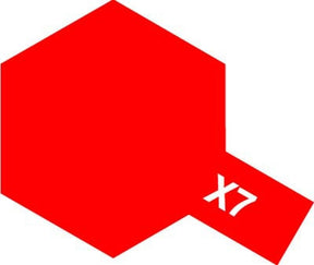 Tamiya X-7 Red / Rouge – Acrylique Gloss / Brillant – 10 ml - Univers RcLoisirs
