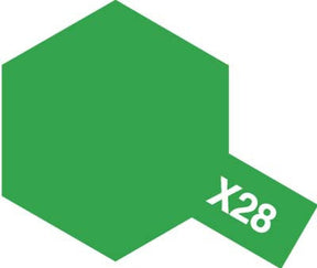 Tamiya X-28 Park Green / Vert pelouse – Acrylique Gloss / Brillant – 10 ml - Univers RcLoisirs