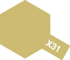 Tamiya X-31 Titanium Gold / Or Titanium – Acrylique Gloss / Brillant – 10 ml - Univers RcLoisirs