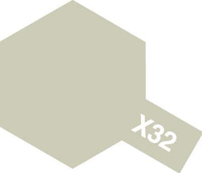 Tamiya X-32 Titanium Silver / Argent Titanium – Acrylique Gloss / Brillant – 10 ml - Univers RcLoisirs