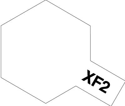 Tamiya XF-2 Flat White / Blanc Mat – Émail – 10 ml