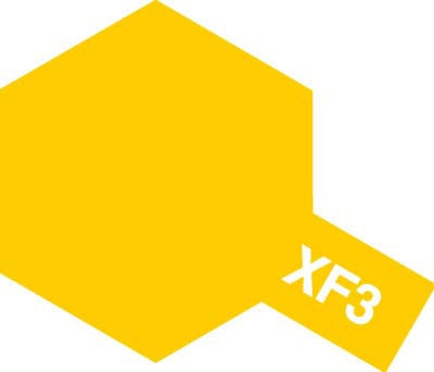 Tamiya XF-3 Flat Yellow / Jaune Mat – Émail – 10 ml