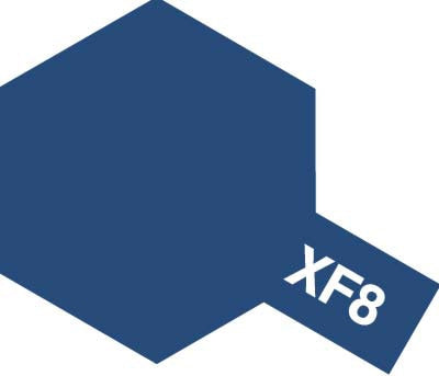 Tamiya XF-8 Flat Blue / Bleu mat – Émail – 10 ml