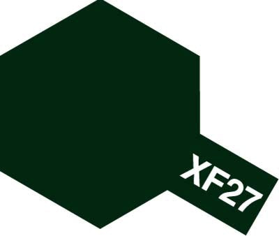 Tamiya XF-27 Black Green / Vert noir – Émail – 10 ml