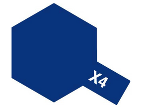 Tamiya X-4 Bleu /Blue – Acrylique Gloss / Brillant – 10 ml - Univers RcLoisirs