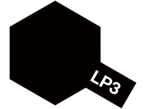 Tamiya LP-3 – Flat Black / Noir Mat – Lacquer Paint – 10 ml - Univers RcLoisirs