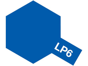 Tamiya LP-6 – Blue Pure / Bleu pur – Lacquer Paint – 10 ml - Univers RcLoisirs