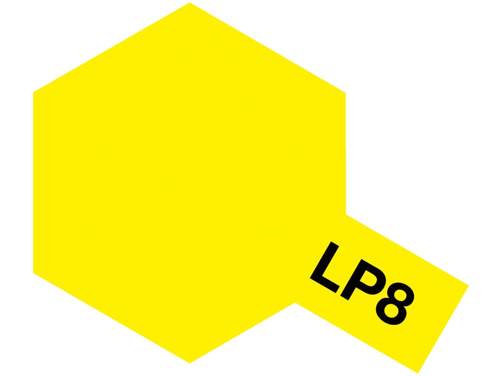 Tamiya LP-8 – Pure Yellow / Jaune pur – Lacquer Paint – 10 ml - Univers RcLoisirs