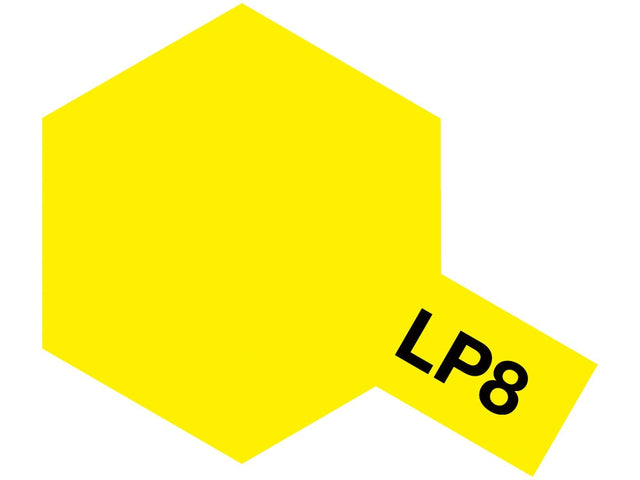 Tamiya LP-8 – Pure Yellow / Jaune pur – Lacquer Paint – 10 ml - Univers RcLoisirs