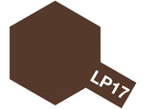 Tamiya LP-17 – Linoleum Deck Brown / Brun linoléum de pont – Lacquer Paint – 10 ml