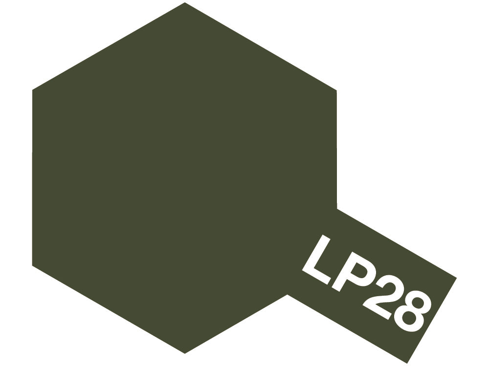 Tamiya LP-28 – Olive Drab / Vert olive terne – Lacquer Paint – 10 ml (Copie)