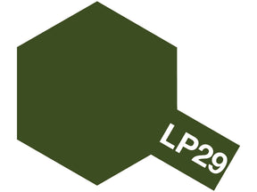 Tamiya LP-29 – Olive Drab 2 / Vert olive terne 2 – Lacquer Paint – 10 ml - Univers RcLoisirs