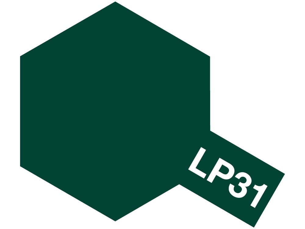 Tamiya LP-31 – Dark Green 2 (IJN) / Vert foncé (IJN) – Lacquer Paint – 10 ml
