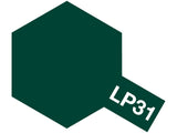Tamiya LP-31 – Dark Green 2 (IJN) / Vert foncé (IJN) – Lacquer Paint – 10 ml