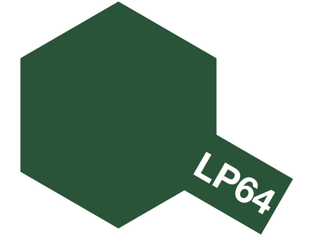Tamiya LP-64 – Olive Drab (JGSDF) / Vert olive terne (JGSDF) – Lacquer Paint – 10 ml