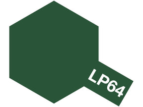 Tamiya LP-64 – Olive Drab (JGSDF) / Vert olive terne (JGSDF) – Lacquer Paint – 10 ml - Univers RcLoisirs