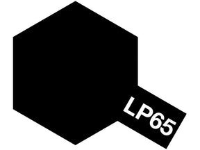 Tamiya LP-65 – Rubber Black / Noir caoutchouc – Lacquer Paint – 10 ml - Univers RcLoisirs