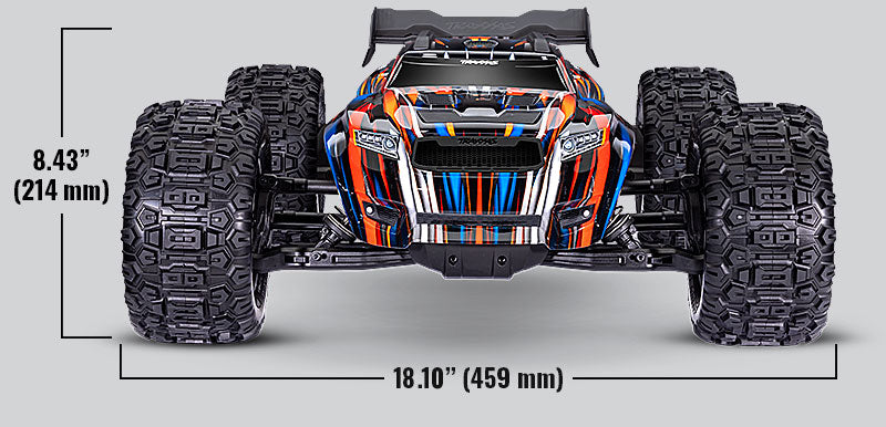 TRA95096-4 – Sledge – 1/8 – RTR Brushless Monster Truck 4WD