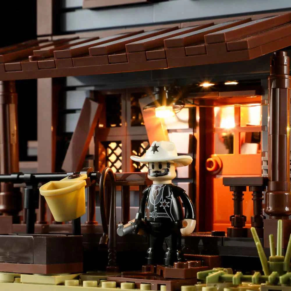 F9026 – Bureau du Shérif – Le vieil ouest – 1240 pcs – Lumibricks