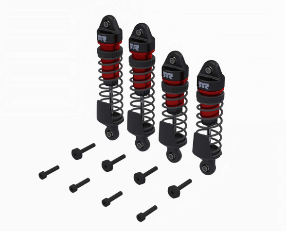 Ensemble amortisseurs aluminium assemblés MINI (lot de 4) - Univers RcLoisirs