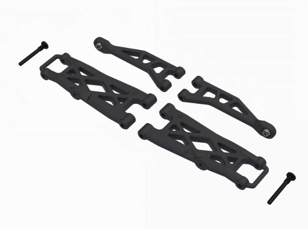 ARA-2675 Rear Suspension Arm Set D (2) MINI - Univers RcLoisirs
