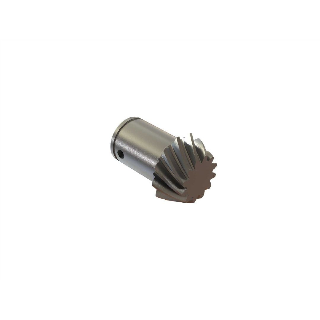 ARA310912 pignon d'entree principal ARRMA a denture spirale de 12 dents. Piece de remplacement d'origine pour la transmission des vehicules RC compatibles.